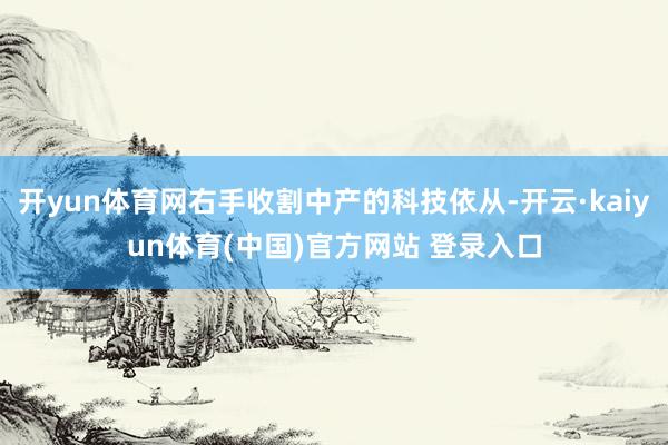 开yun体育网右手收割中产的科技依从-开云·kaiyun体育(中国)官方网站 登录入口